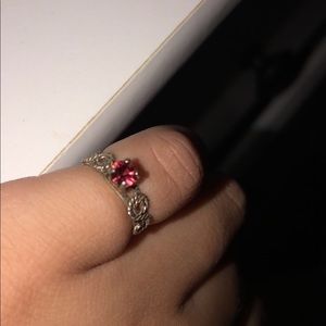 Pink jewel ring